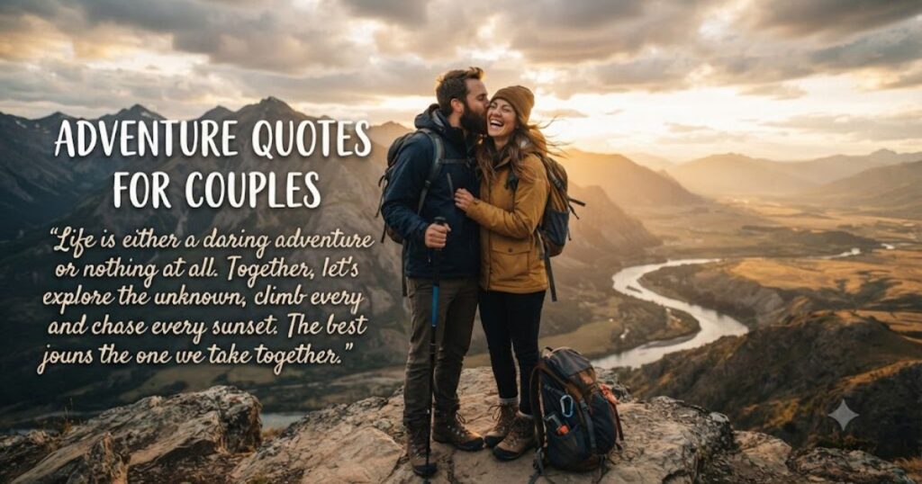 Adventure Quotes for Couples