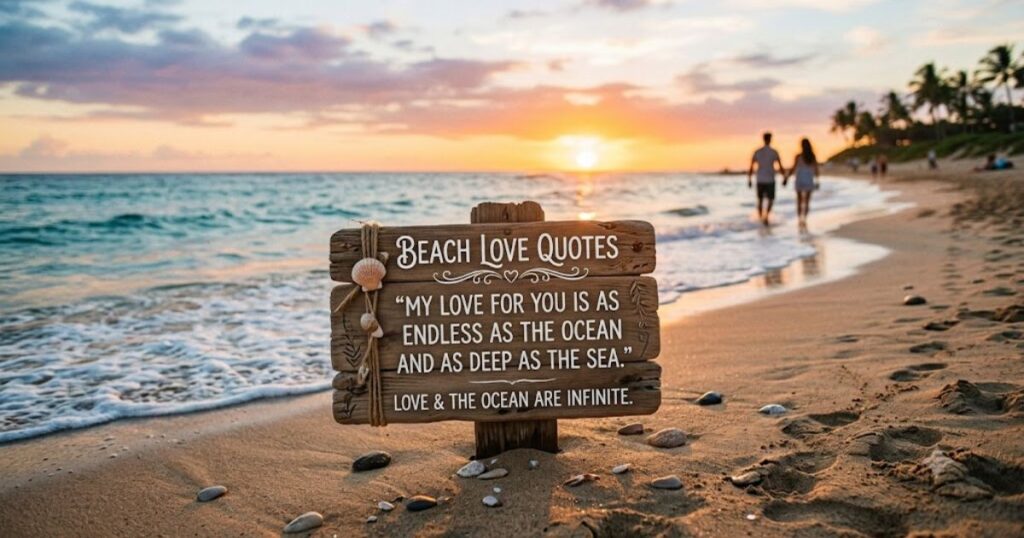 Beach Love Quotes