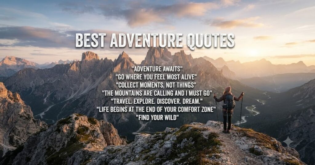 Best Adventure Quotes
