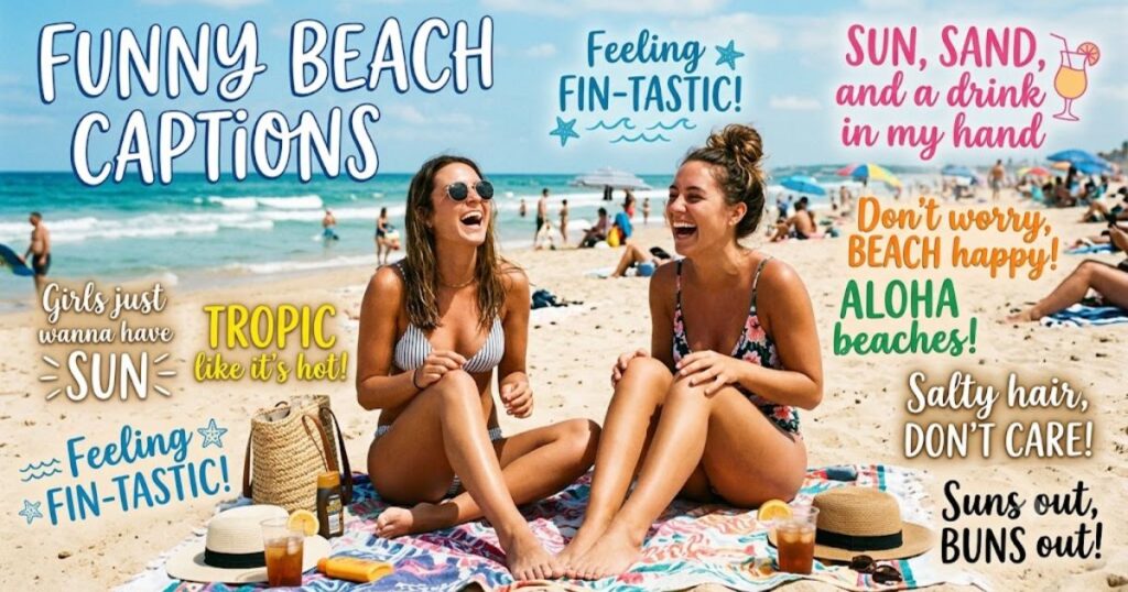 Funny Beach Captions