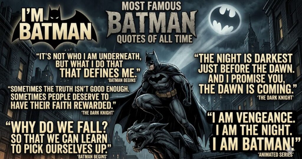 Most Famous Batman Quotes Of All Time