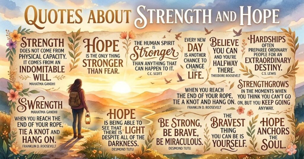 Quotes About Strength And Hope