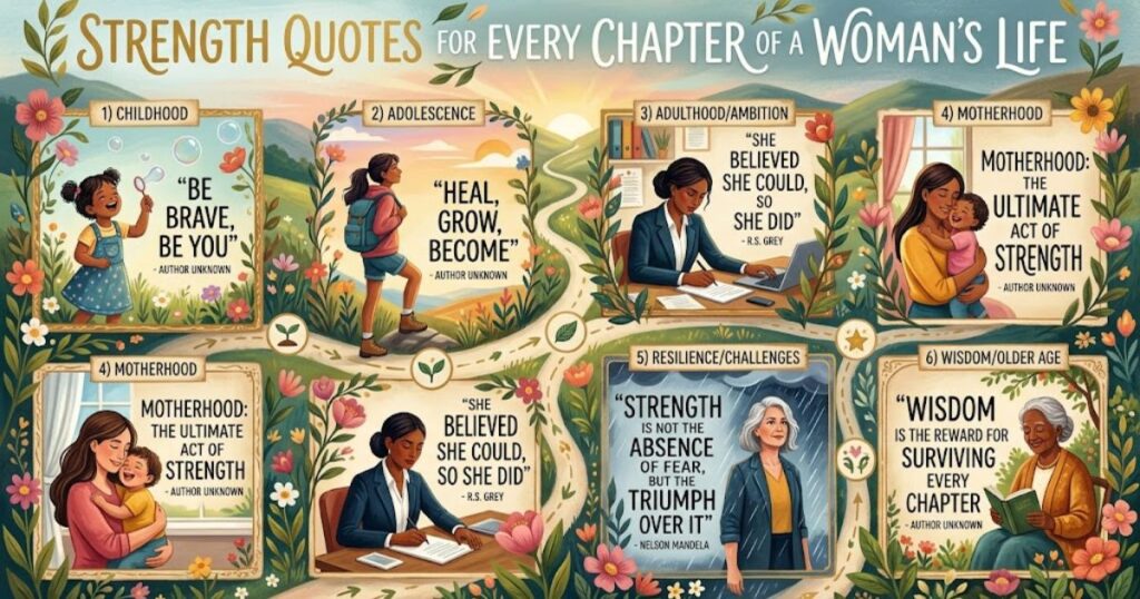 Strength Quotes for Every Chapter of a Woman's Life