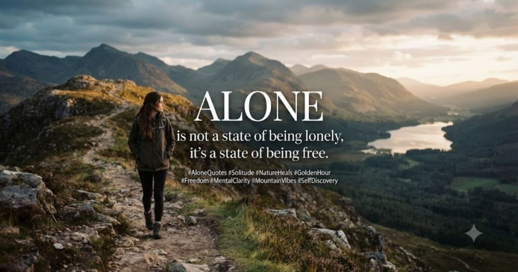 Alone Quotes for Social Media Captions