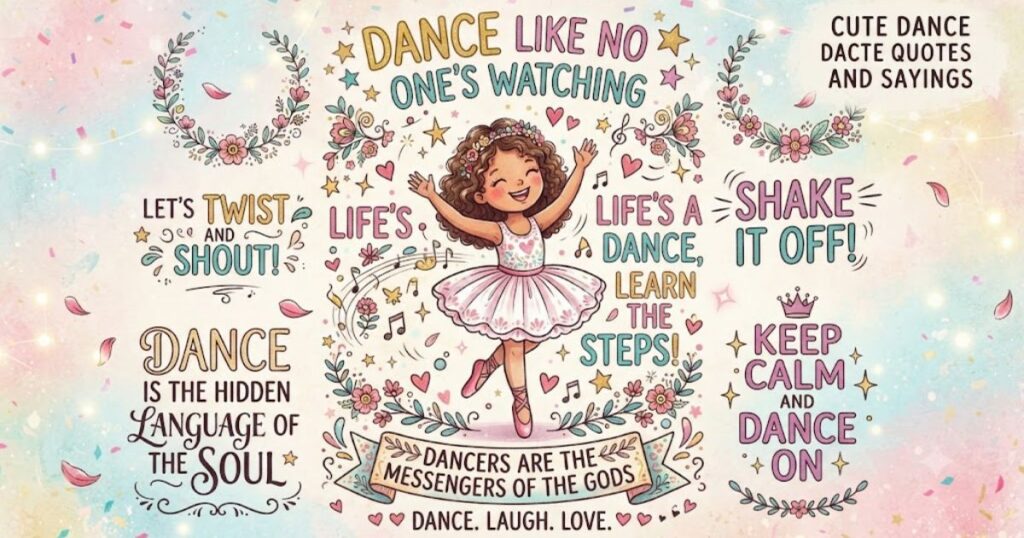 Cute Dance Quotes and Sayings