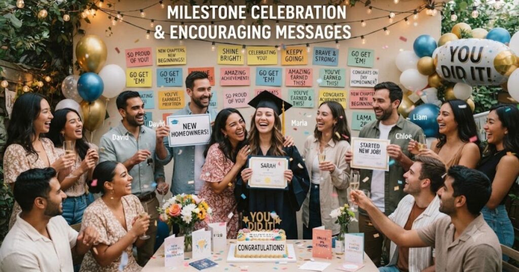 Encouraging Messages for Milestones