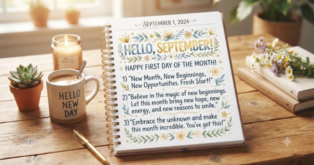 First Day of the Month Quotes