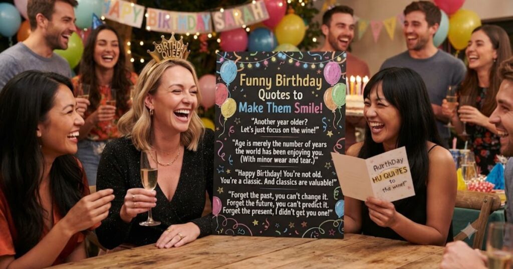 Funny Birthday Quotes to Make Them Smile