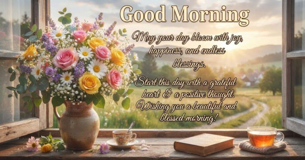 Good Morning Flower Quotes and Wishes