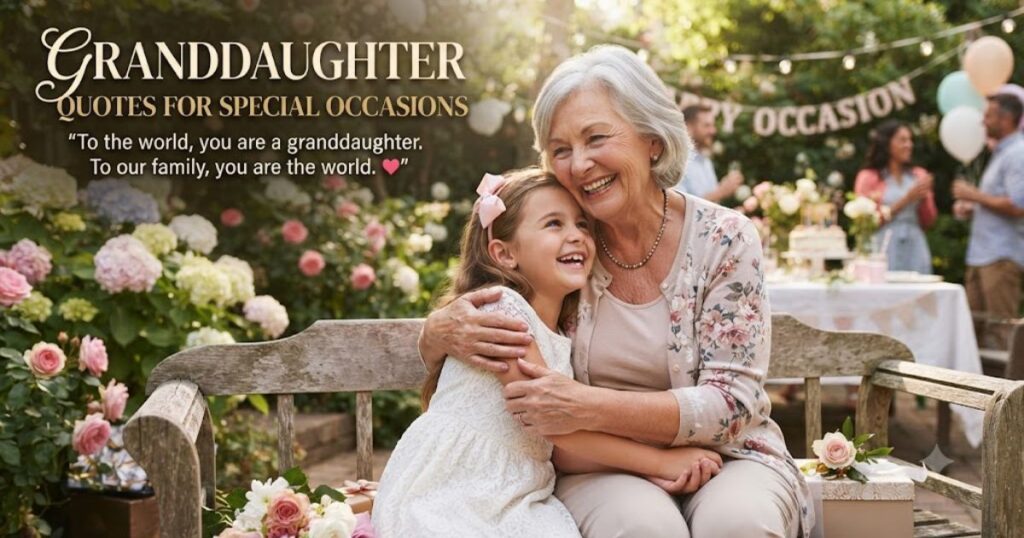 Granddaughter Quotes for Special Occasions