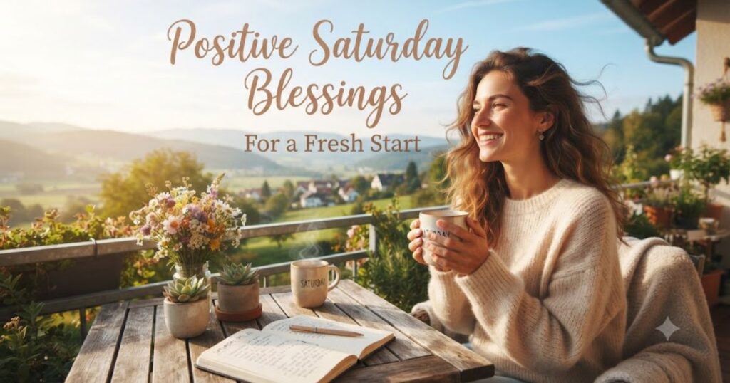 Positive Saturday Blessings for a Fresh Start