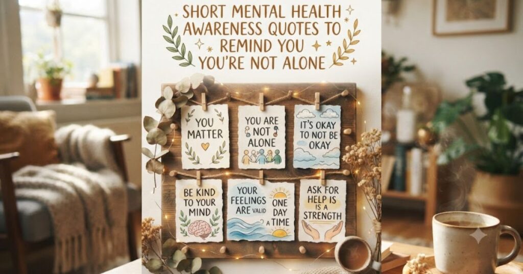 Short Mental Health Awareness Quotes to Remind You You’re Not Alone