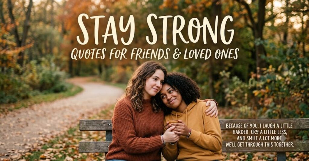 Stay Strong Quotes for Friends and Loved Ones