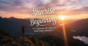 sunrise quotes
