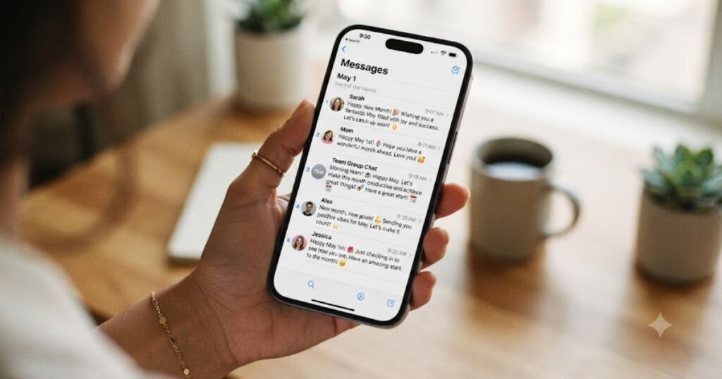 Text Messages to Send at the Start of the Month