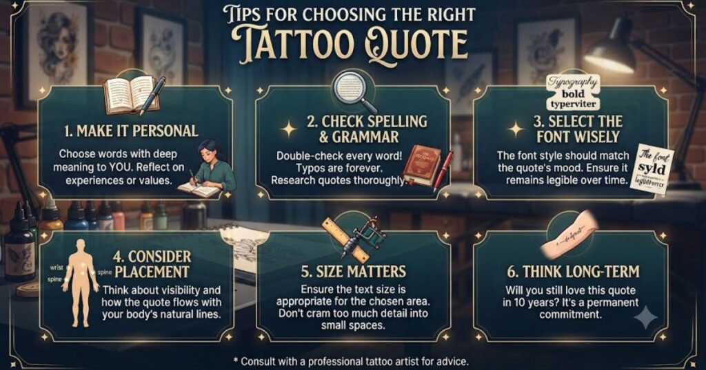 Tips for Choosing the Right Tattoo Quote