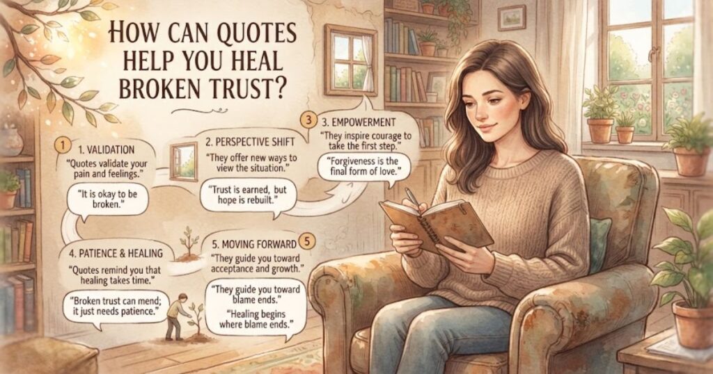 How can quotes help you heal broken trust?
