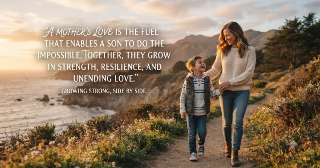 Inspirational Mother and Son Quotes About Strength and Growth