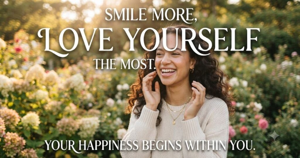 Self Love Smile Quotes for Instagram Bio
