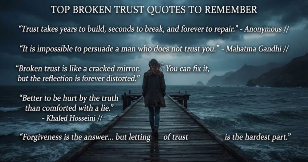 Top broken trust quotes to remember