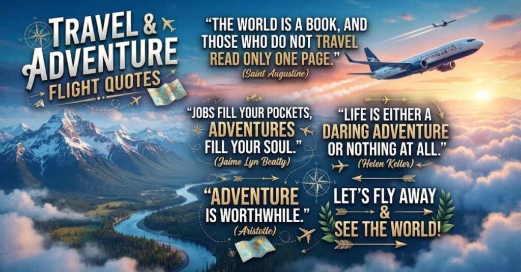 Travel and Adventure Flight Quotes