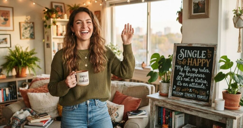 Happy Single Life Attitude Quotes