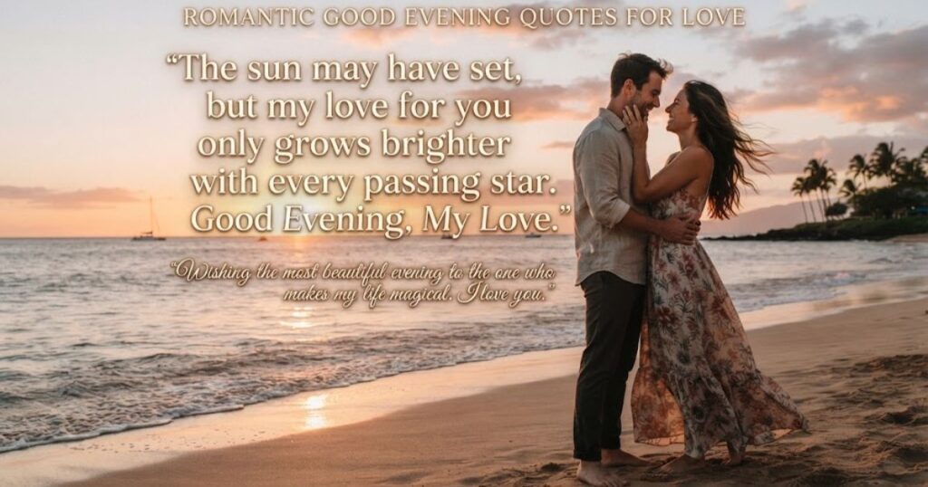Romantic Good Evening Quotes for Love
