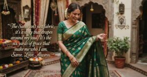 saree love quotes for instagram