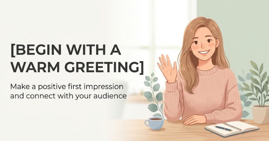 Begin With a Warm Greeting