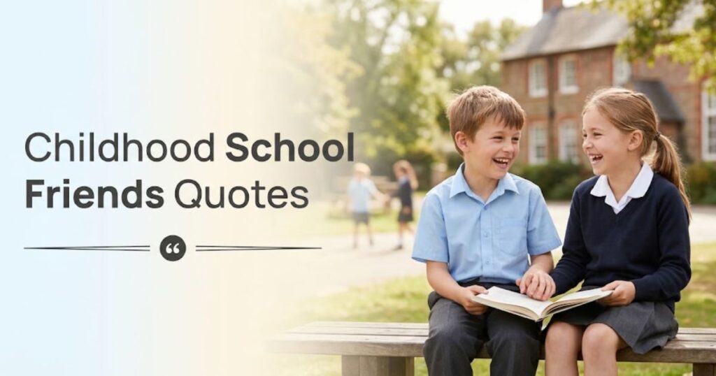 Childhood School Friends Quotes