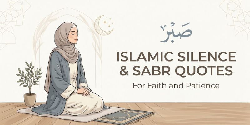Islamic Silence Sabr Quotes for Faith and Patience