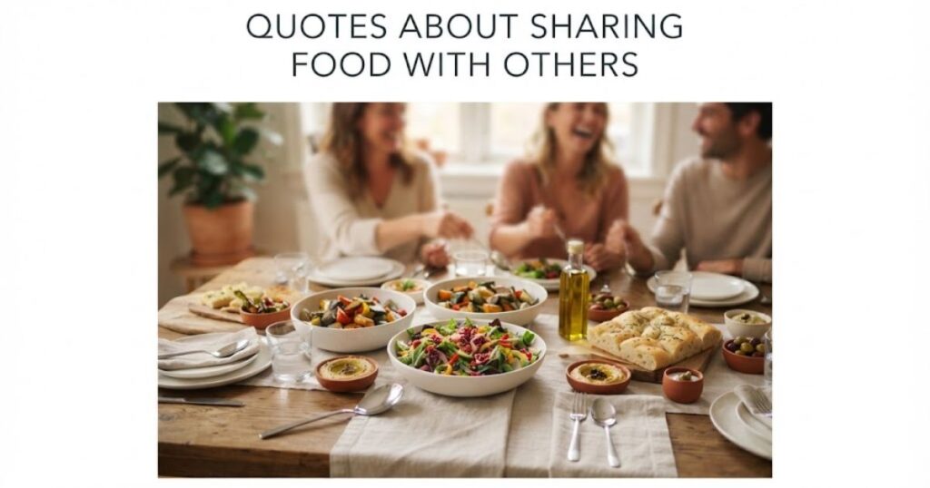 Quotes About Sharing Food With Others
