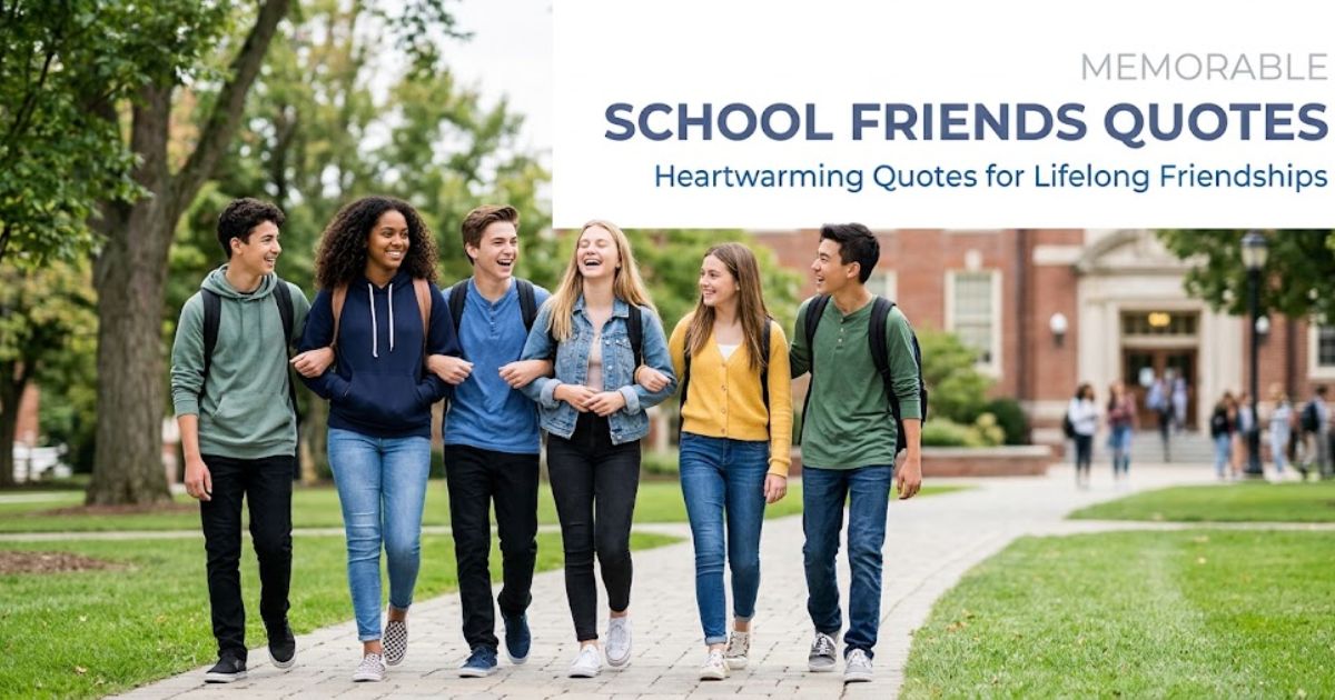 school friends quotes