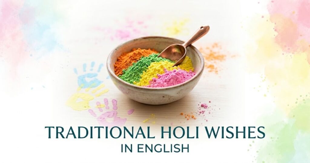 Traditional Holi Wishes in English
